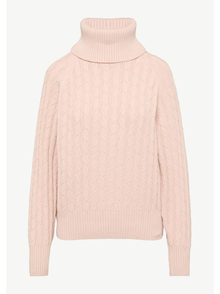 

Вязаный свитер цвета 4090_жемчужно-розовый comma