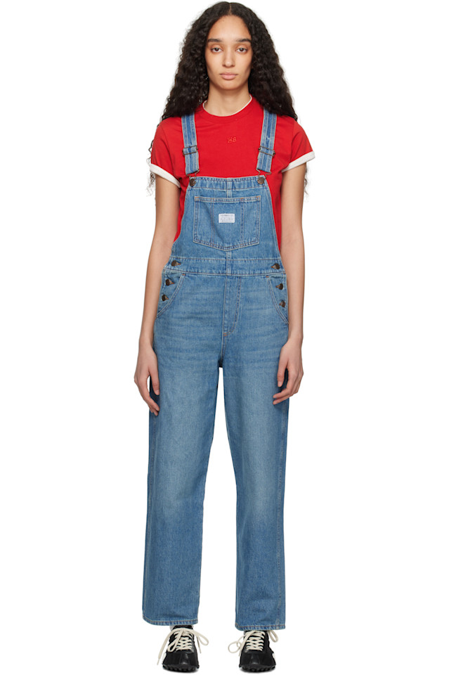 

Винтажные джимовые комбинезон Levi'S, цвет fresh perspective