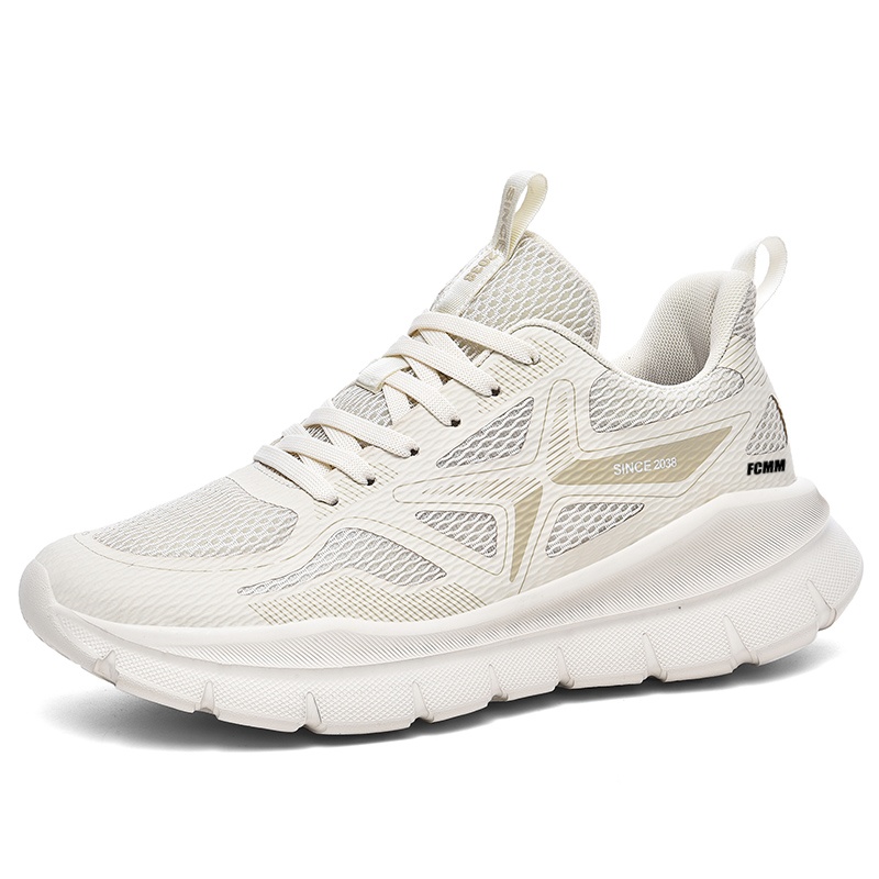 

Легкие амортизирующие низкие детские беговые кроссовки Rebound для подростков FCMM, бежевый