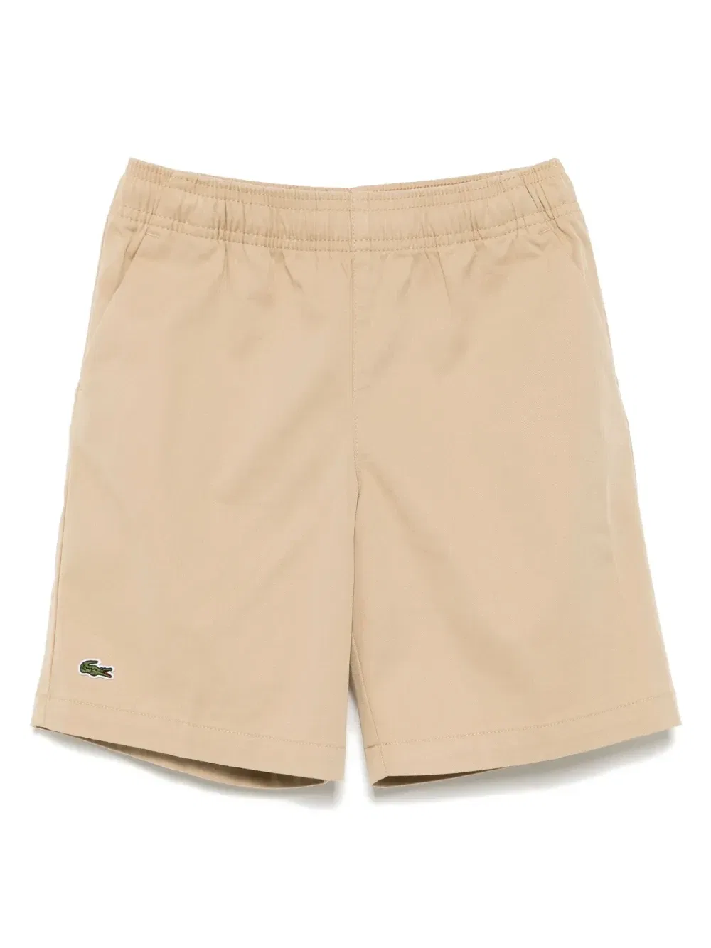 Шорты с нашивкой-логотипом Lacoste Kids, коричневый