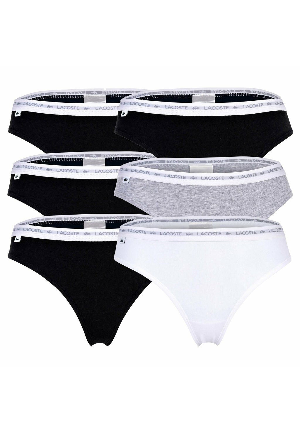 

Стринги STRINGS 6ER PACK Lacoste, черный