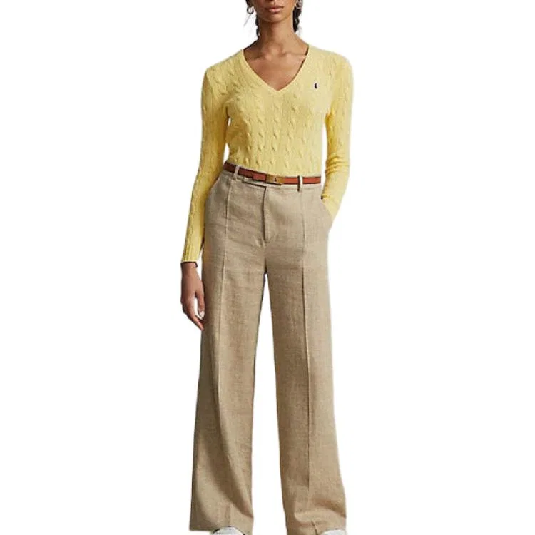 Свитер женский Light Yellow Polo Ralph Lauren — фото 3