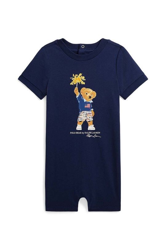 

Хлопковые детские комбинезоны Polo Ralph Lauren, темно-синий