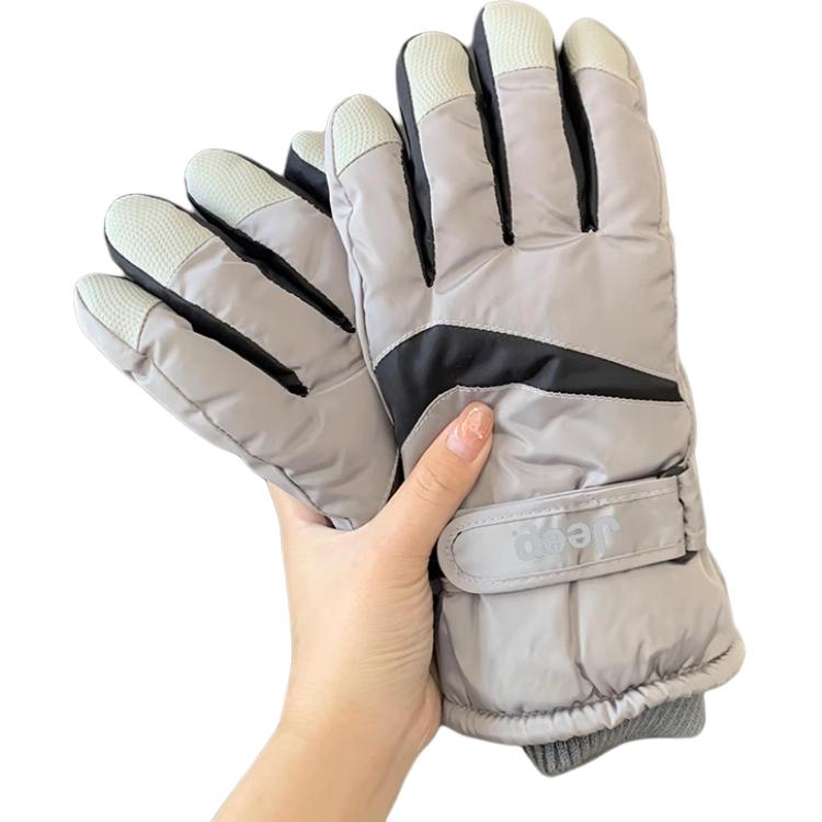 

Jeep Тёплые перчатки из полиэстера унисекс, Gray--Women's
