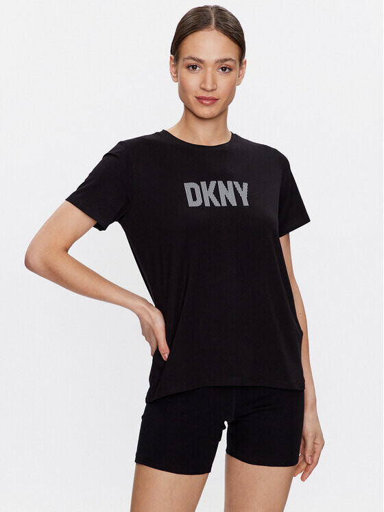 

Футболка классического кроя Dkny Sport, черный