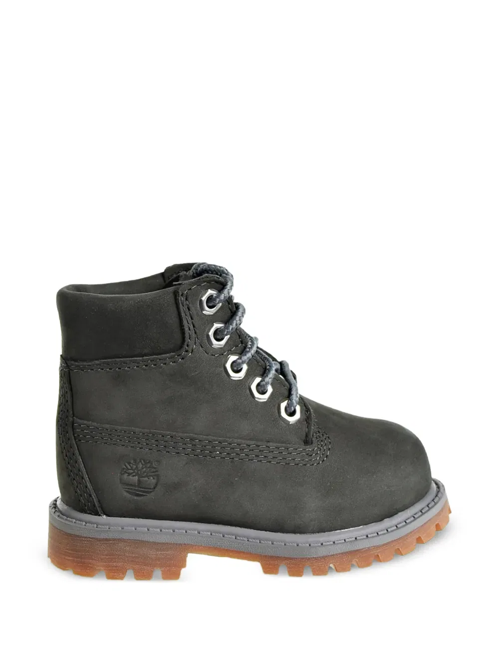 Детские ботинки премиум-класса на шнуровке Timberland Kids, черный — фото 2