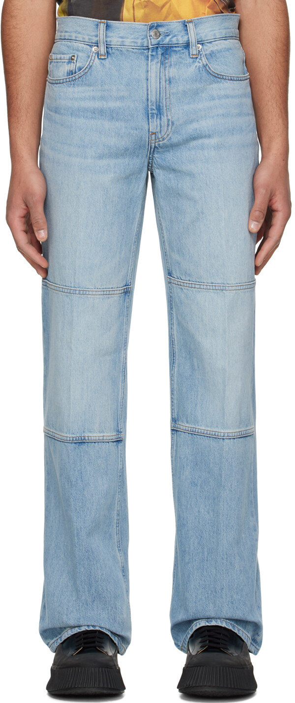 

Синие джинсы Carpenter Helmut Lang, цвет Light indigo