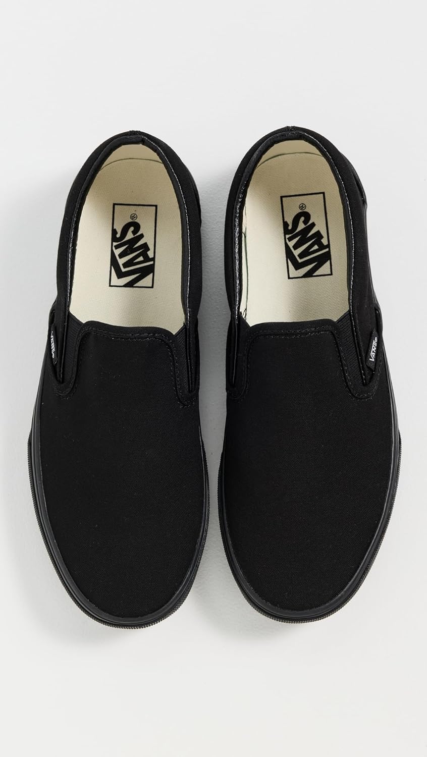 Кроссовки Vans Classic Skate Slip On Shoes, Black/Black Men's 5.0/Women's 6.5 — фото 4