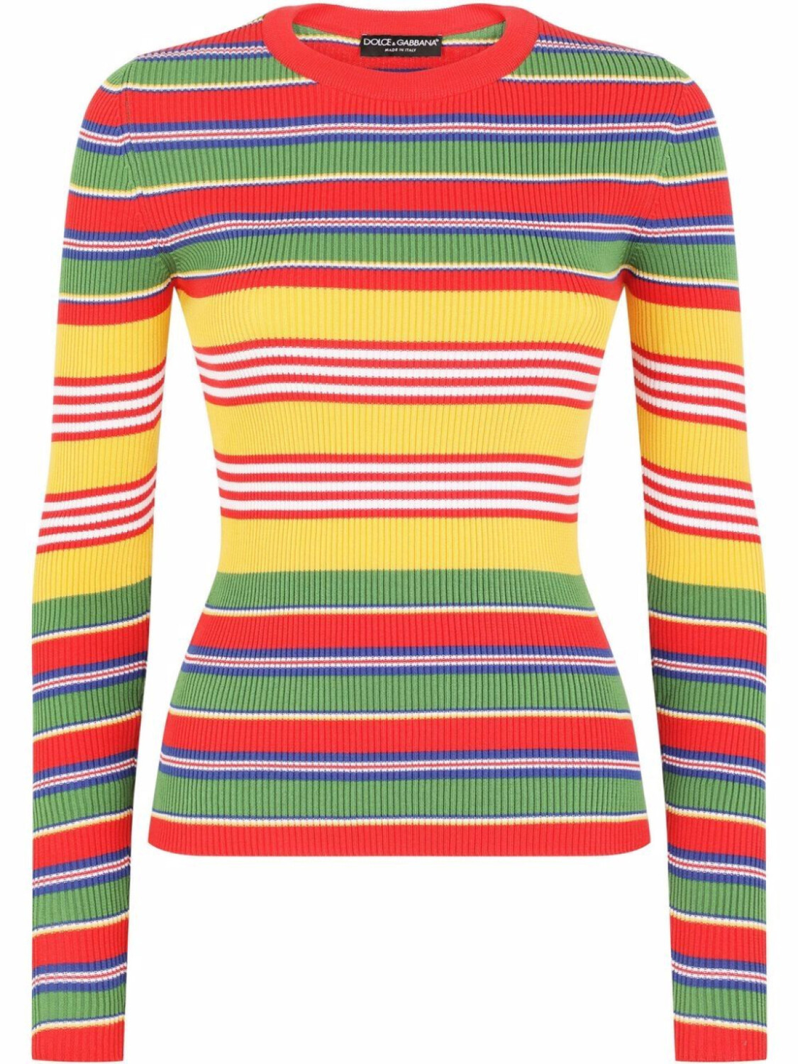 

Dolce & Gabbana джемпер в полоску, красный