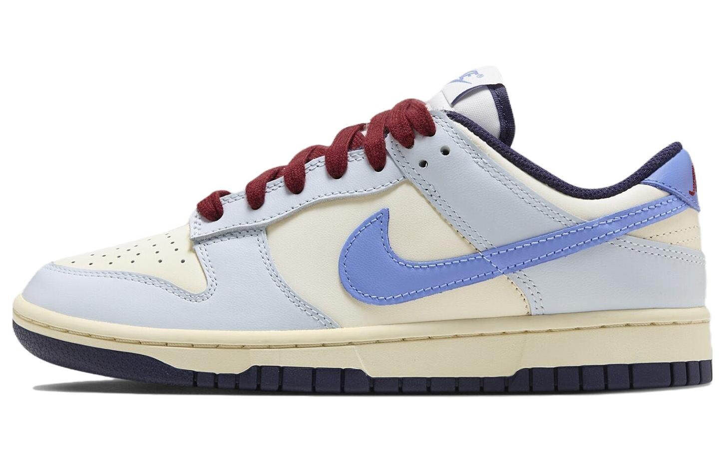 Женские кроссовки для скейтбординга Nike Dunk, Синий оттенок/Голубая радость/Игривый розовый/Опти-желтый