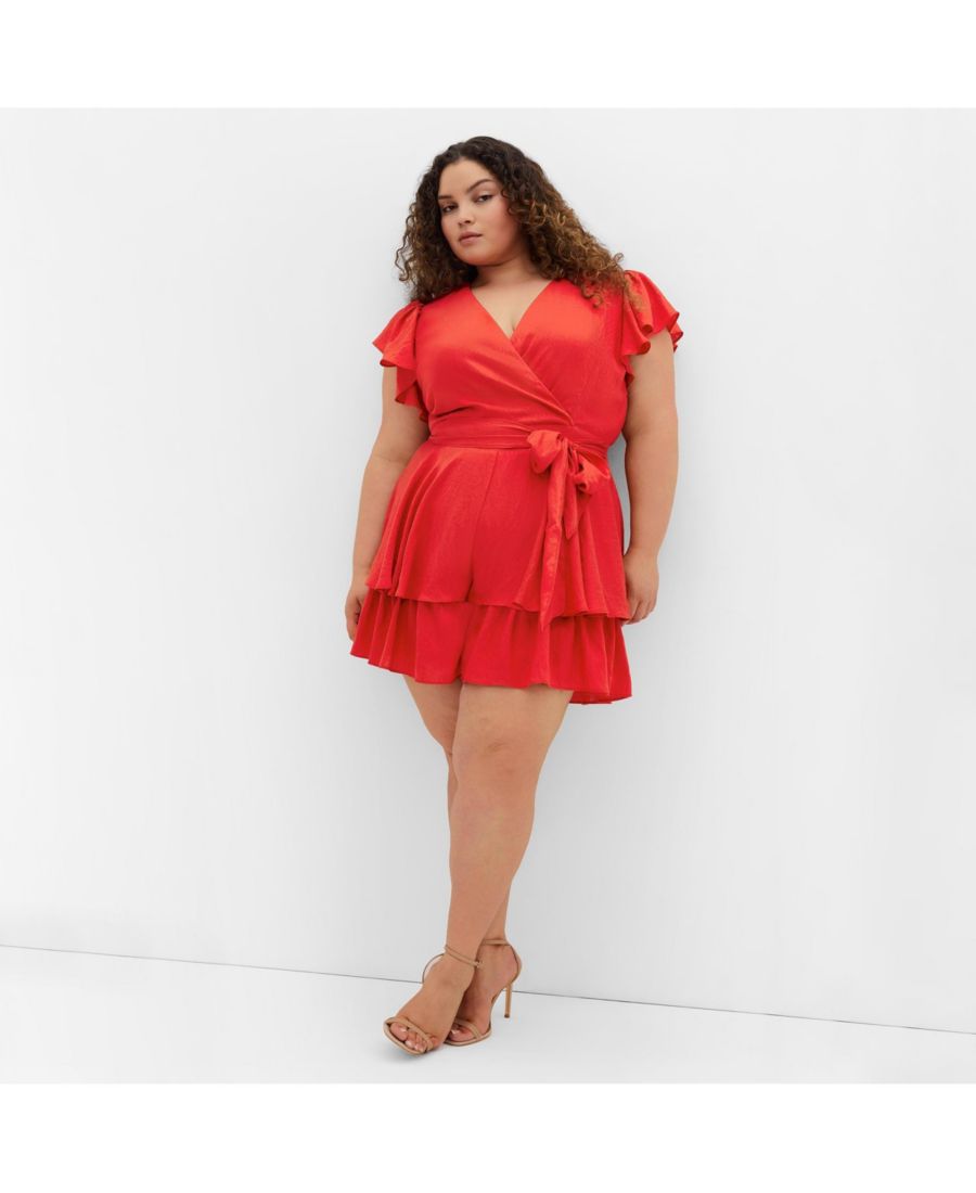 

Комбинезон Sunny больших размеров CITY CHIC, Red