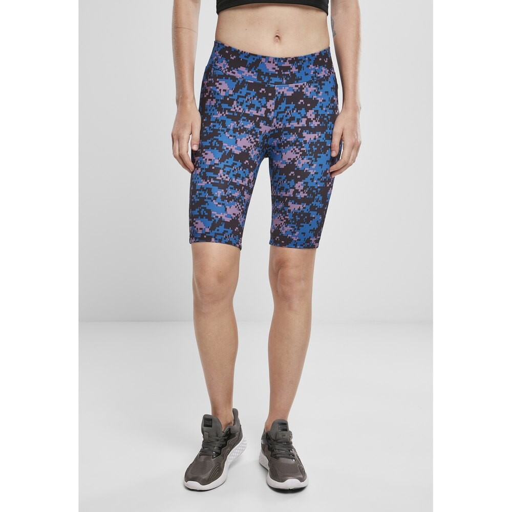 

Шорты Urban Classics Cycling High Waist Camouflage Tech, черный