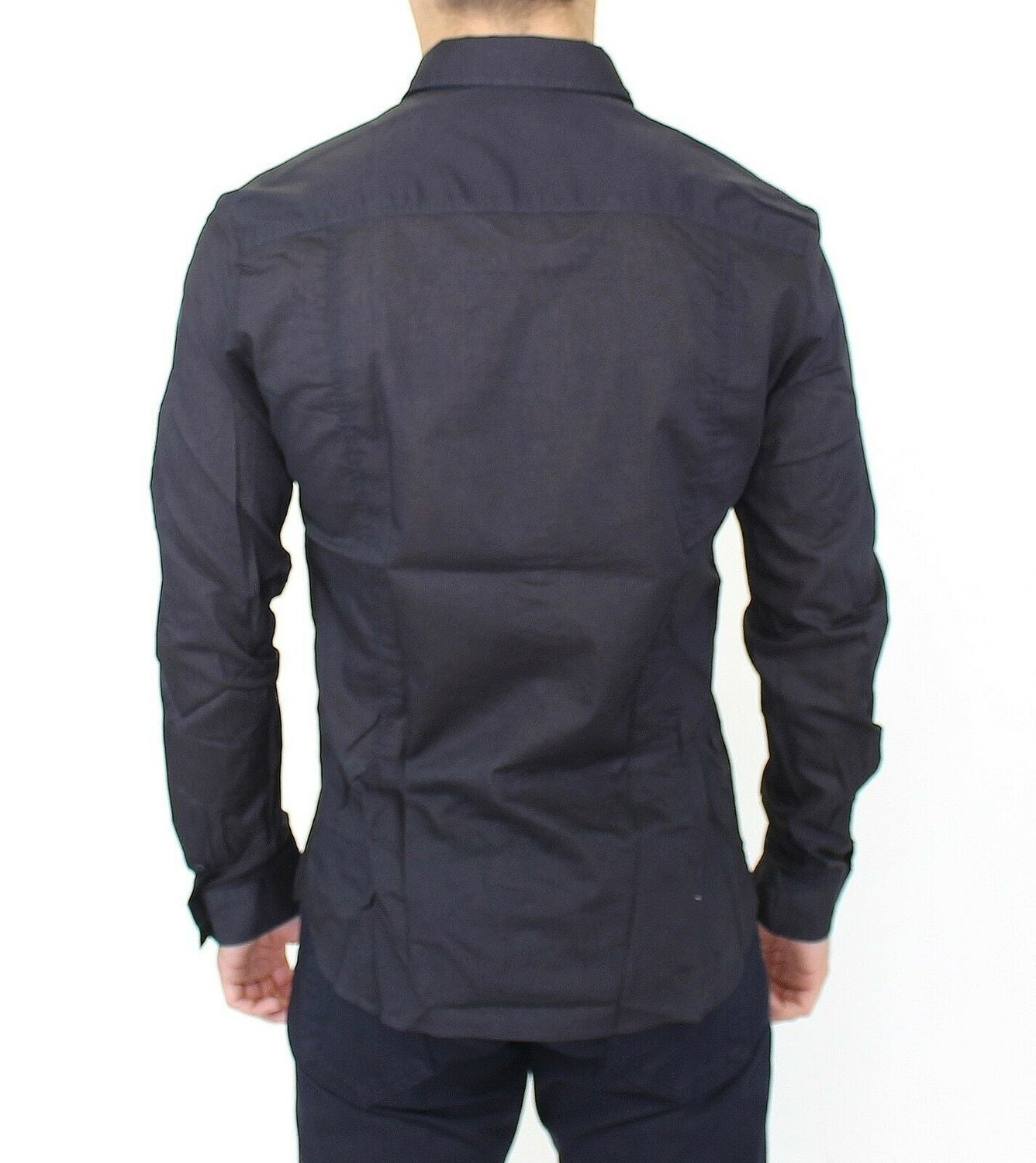 

Ermanno Scervino Slim Fit Хлопковая повседневная мужская рубашка, синий