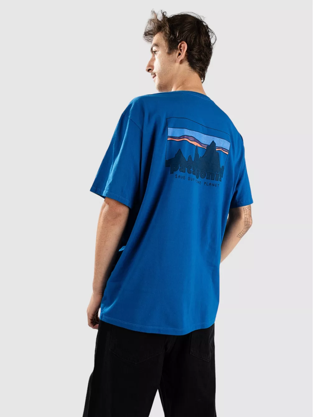 

Футболка 73 Skyline из органического материала Patagonia, синий