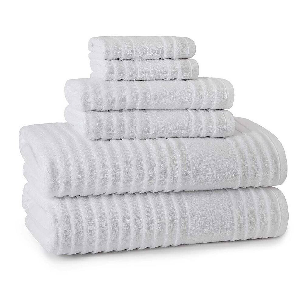 

Cassadecor Astor Набор банных полотенец, 6 шт., белый