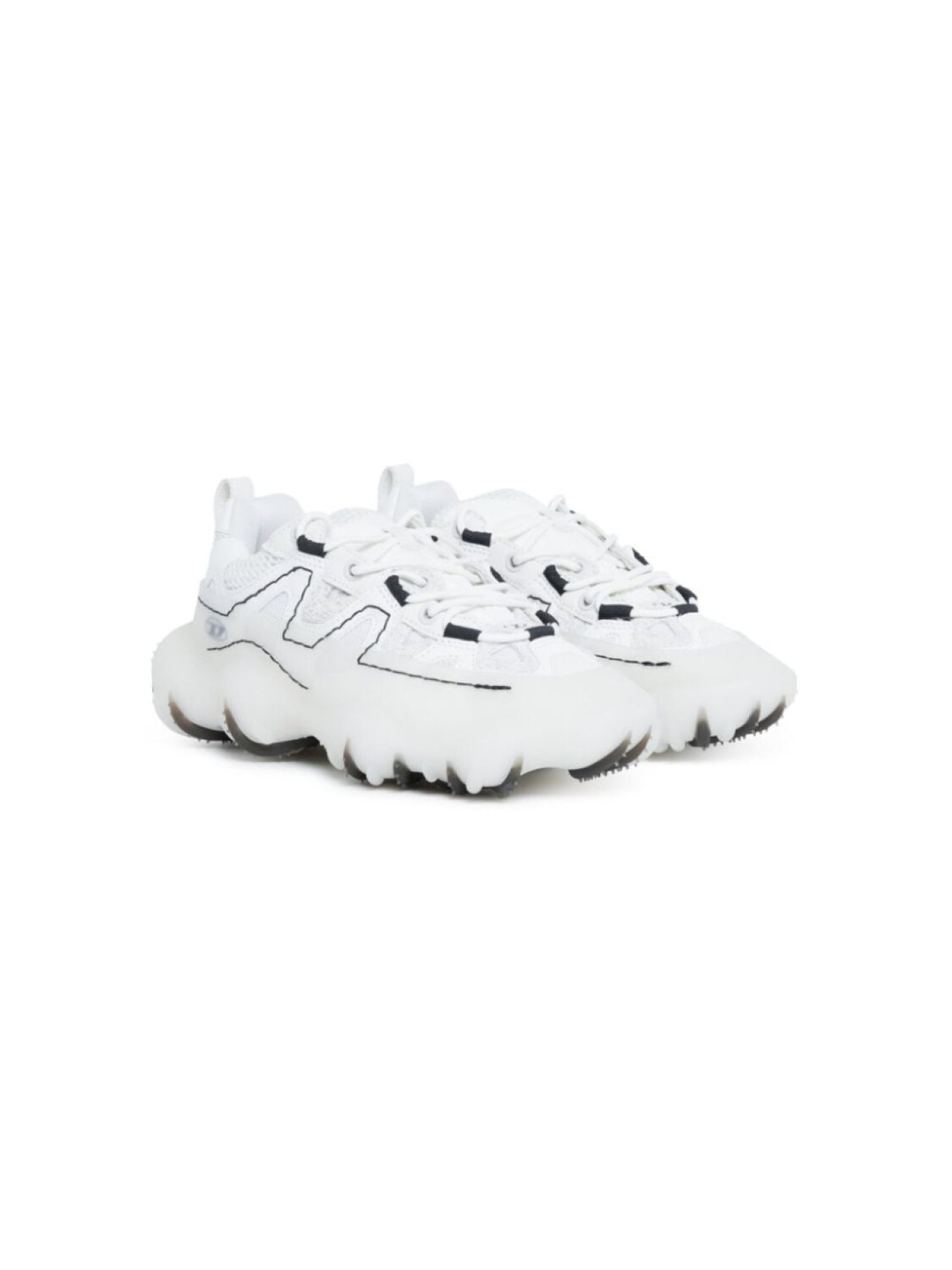 

Diesel Kids кроссовки S-Prototype на шнуровке, белый