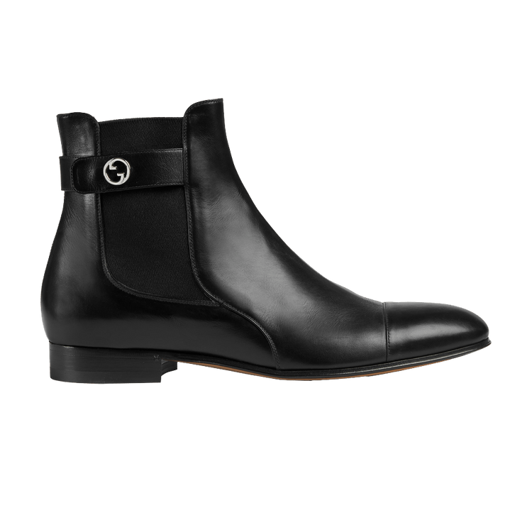 

Ботинки Gucci Blondie Ankle Boot 'Black', черный