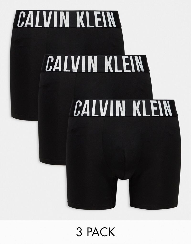 Набор из трех черных боксеров Calvin Klein Intens Power Power — фото 2