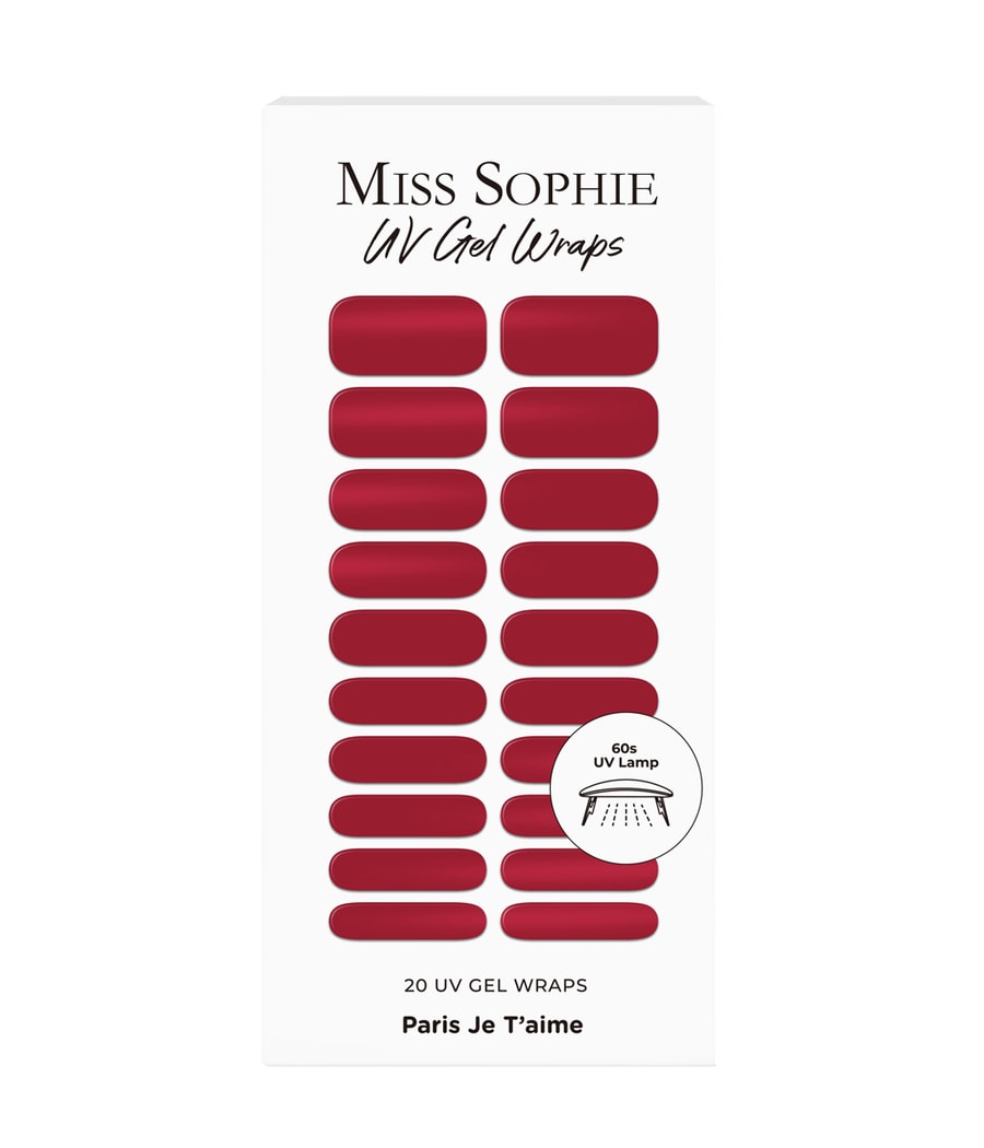 

Фольга для ногтей Miss Sophie UV Gel Wraps Paris Je T'aime, Paris Je T'aime, 20 шт.