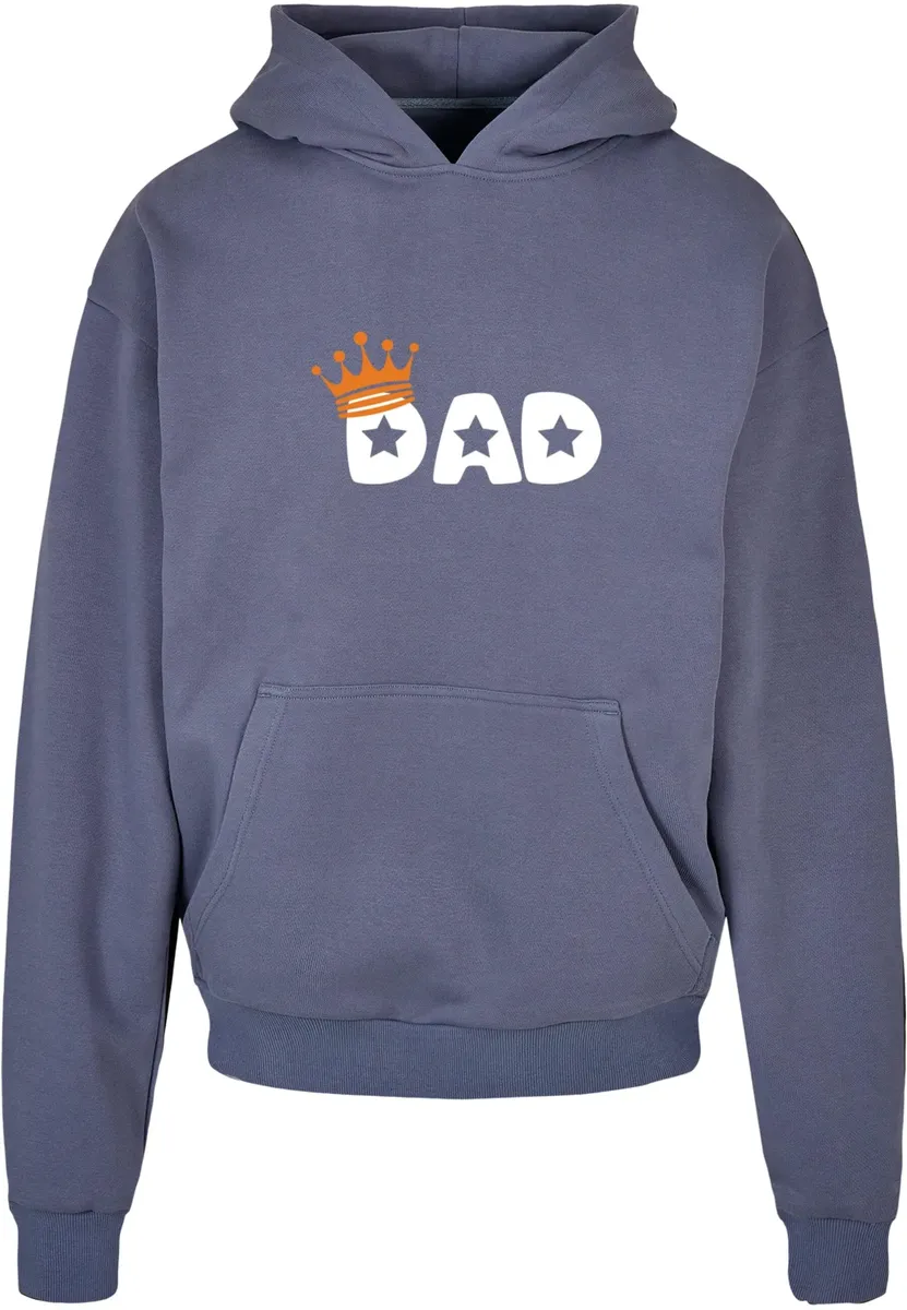 

Толстовка с капюшоном Merchcode " Merchcode Men's Fathers Day - King Dad Ultra Heavy Hoody", синий