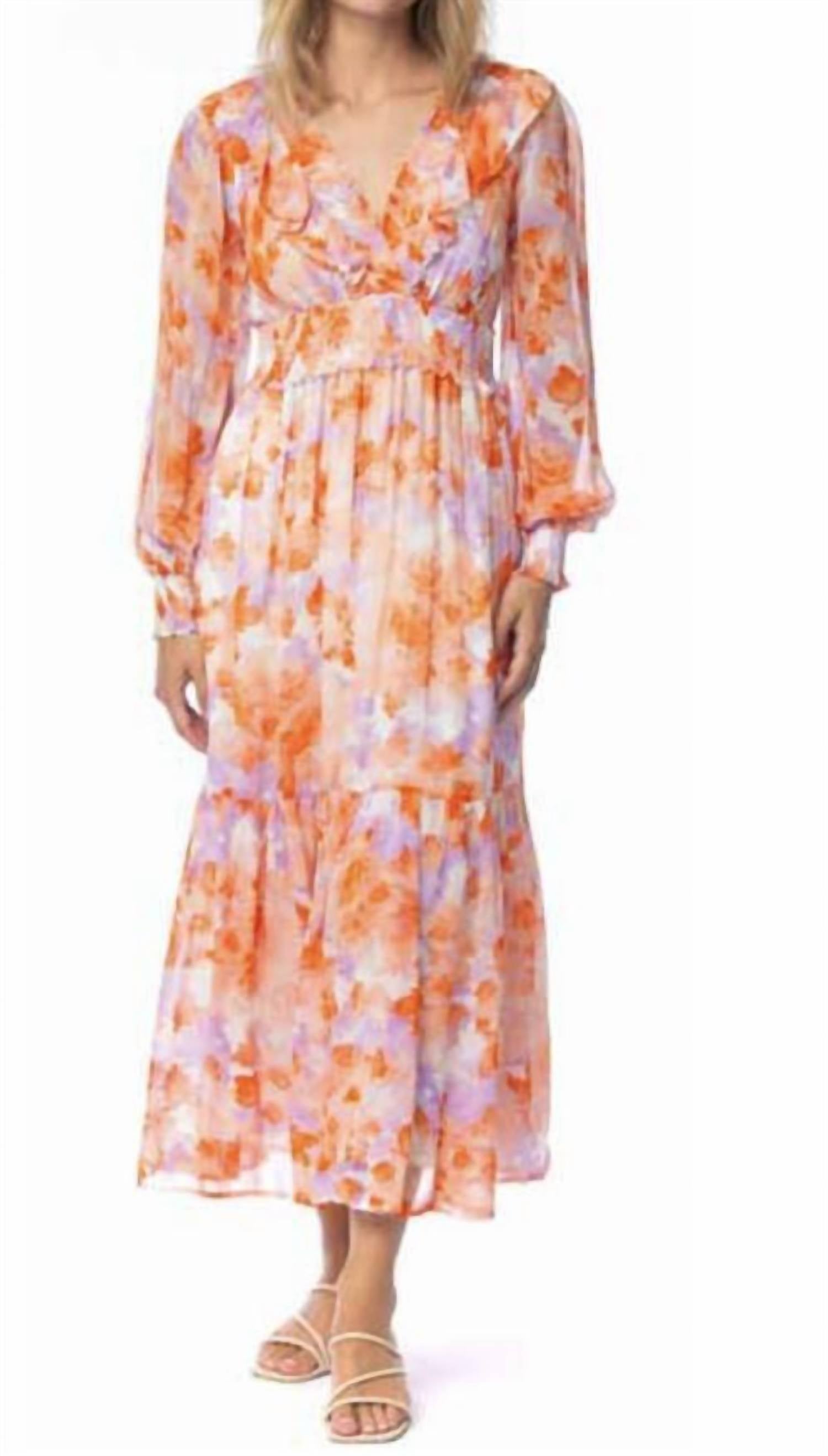 

Платье макси Kinsley в цвете Marigold Mahila