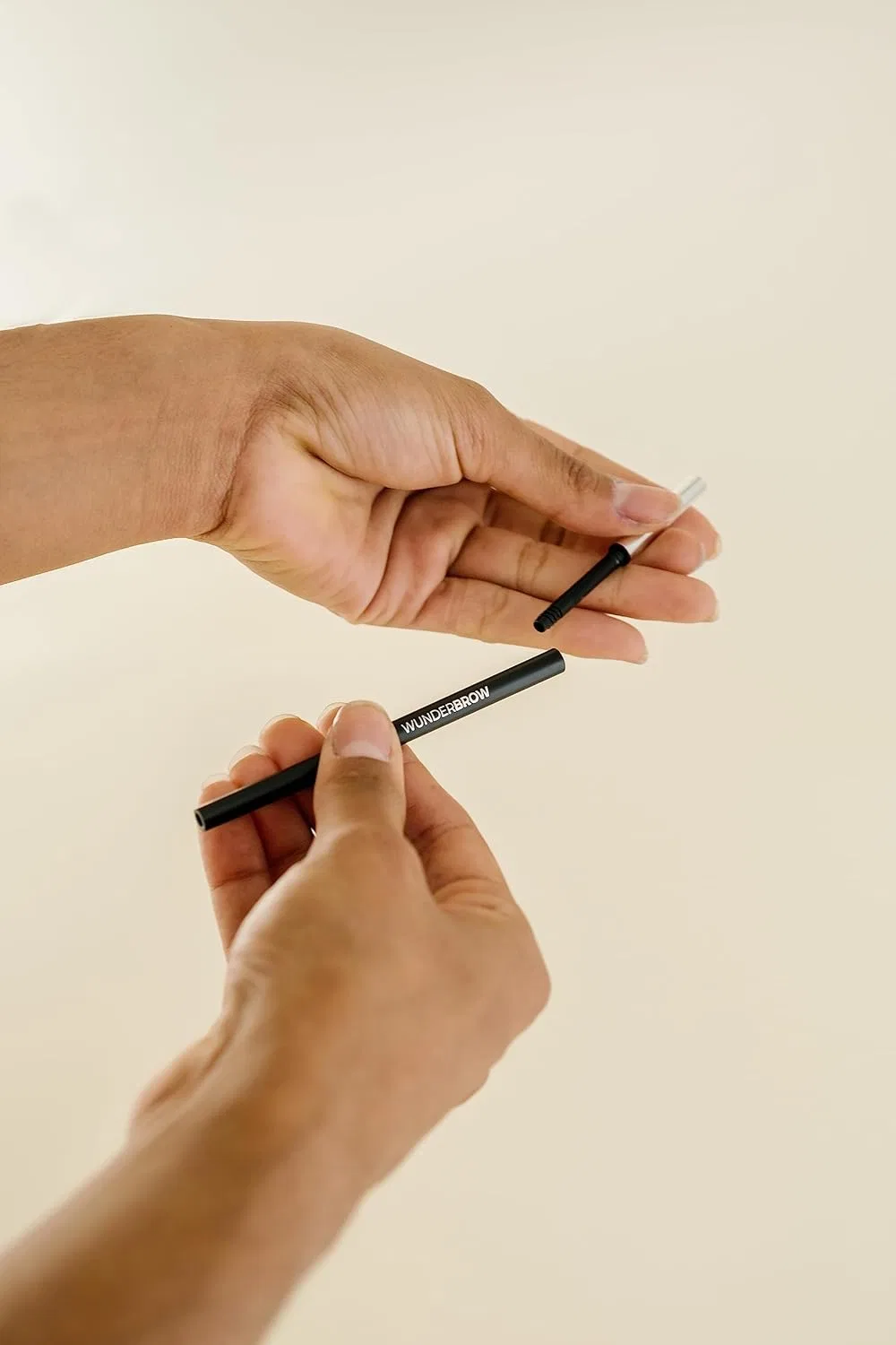 Карандаш для бровей WUNDERBROW Micro-Sculpt, сменный, 2 картриджа, оттенок брюнет — фото 4