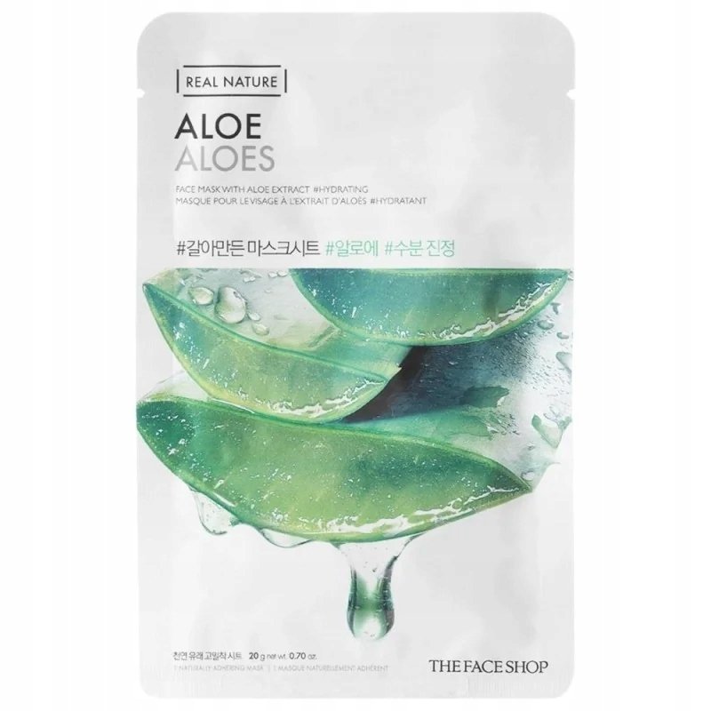 

Увлажняющая и успокаивающая маска для лица The Face Shop Aloe 20 г Inna marka