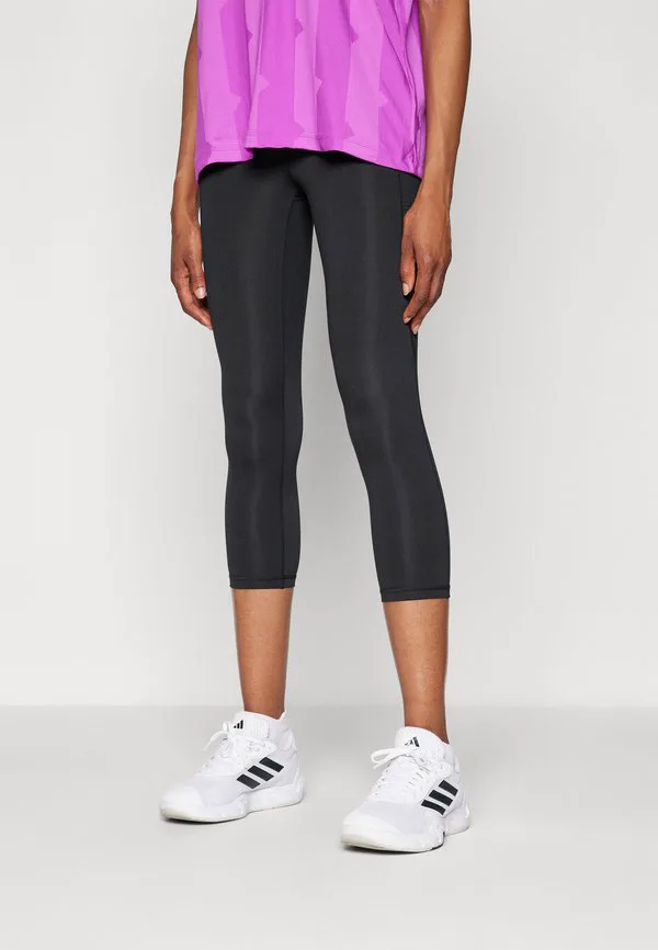 Спортивные брюки 3/4 3/4 Adidas Performance, Black