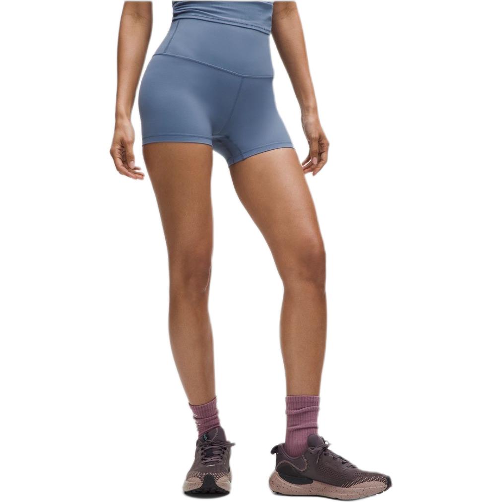 

Женские шорты для йоги из коллекции Align Lululemon, washed nitrogen синий/wsdn