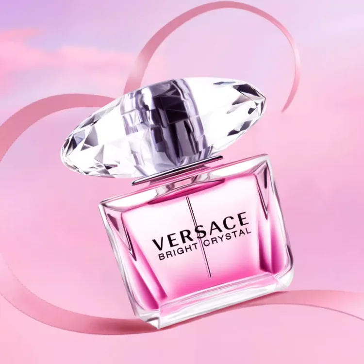 VERSACE Набор духов Phantom Gold Diamond Pink Radiance Eau De Toilette с нотами цитруса и цветков лимона, 30 мл + 30 мл, Two-Piece Set: Phantom Gold Diamond Women's Perfume 30ml+Pink Radiance Crystal Diamond Women's Perfume 30ml — фото 3