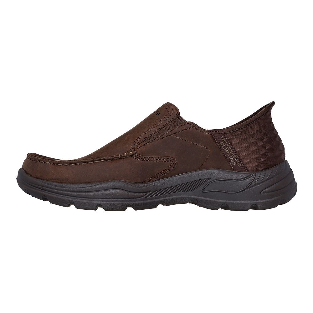 Мужская обувь Skechers Hands Free Slip-ins Relaxed Fit Arch Fit Motley Milo, черный — фото 3