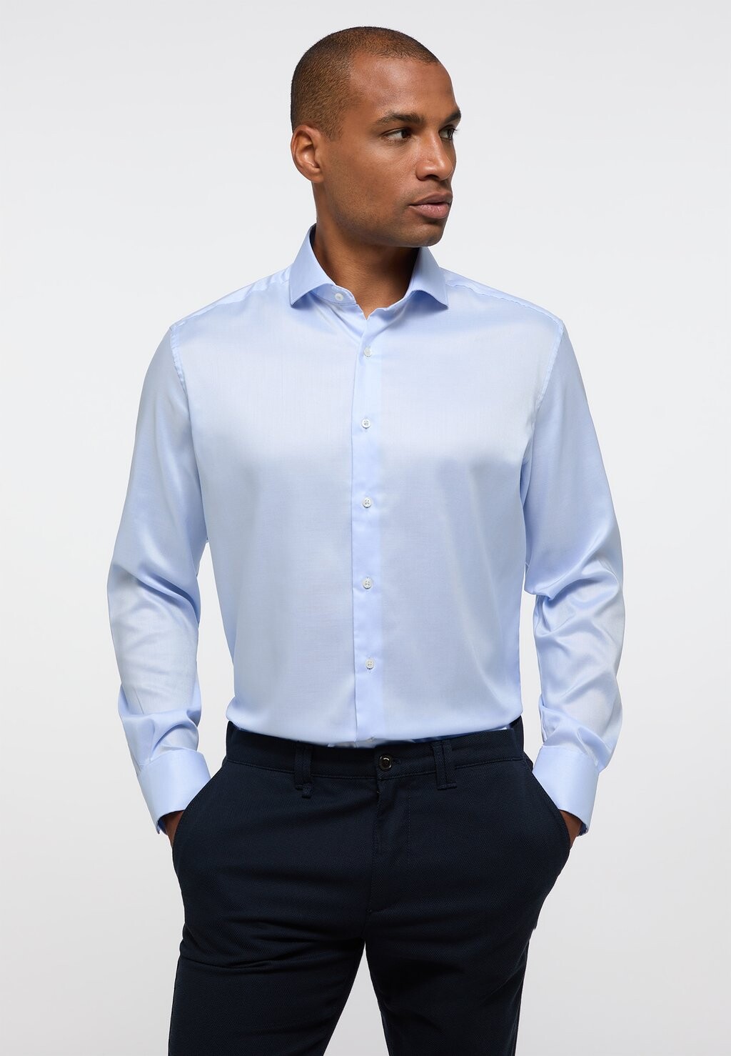 

Рубашка PERFORMANCE SHIRT MODERN FIT Eterna, светло-голубой