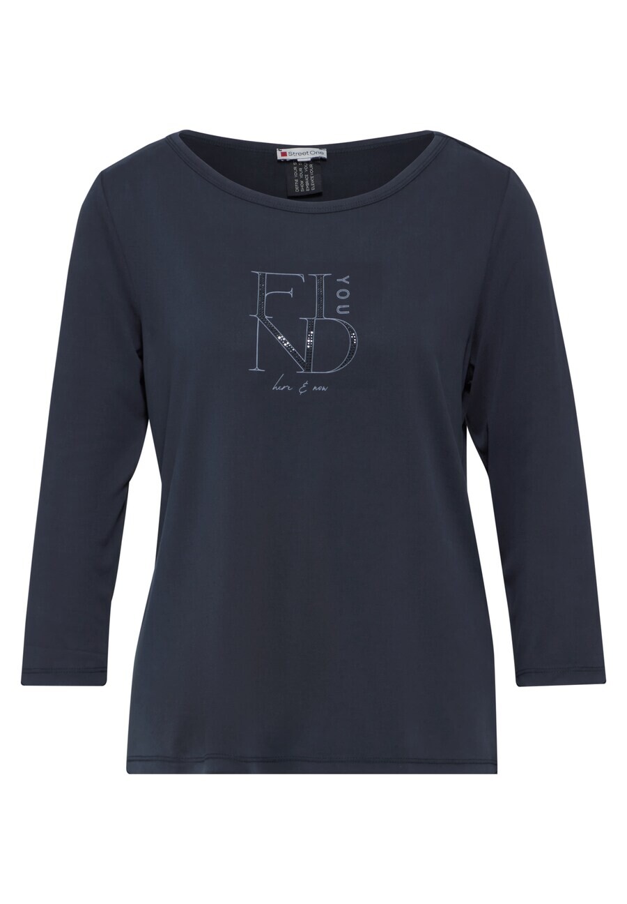 

Топ STREET ONE Shirt, ночной синий