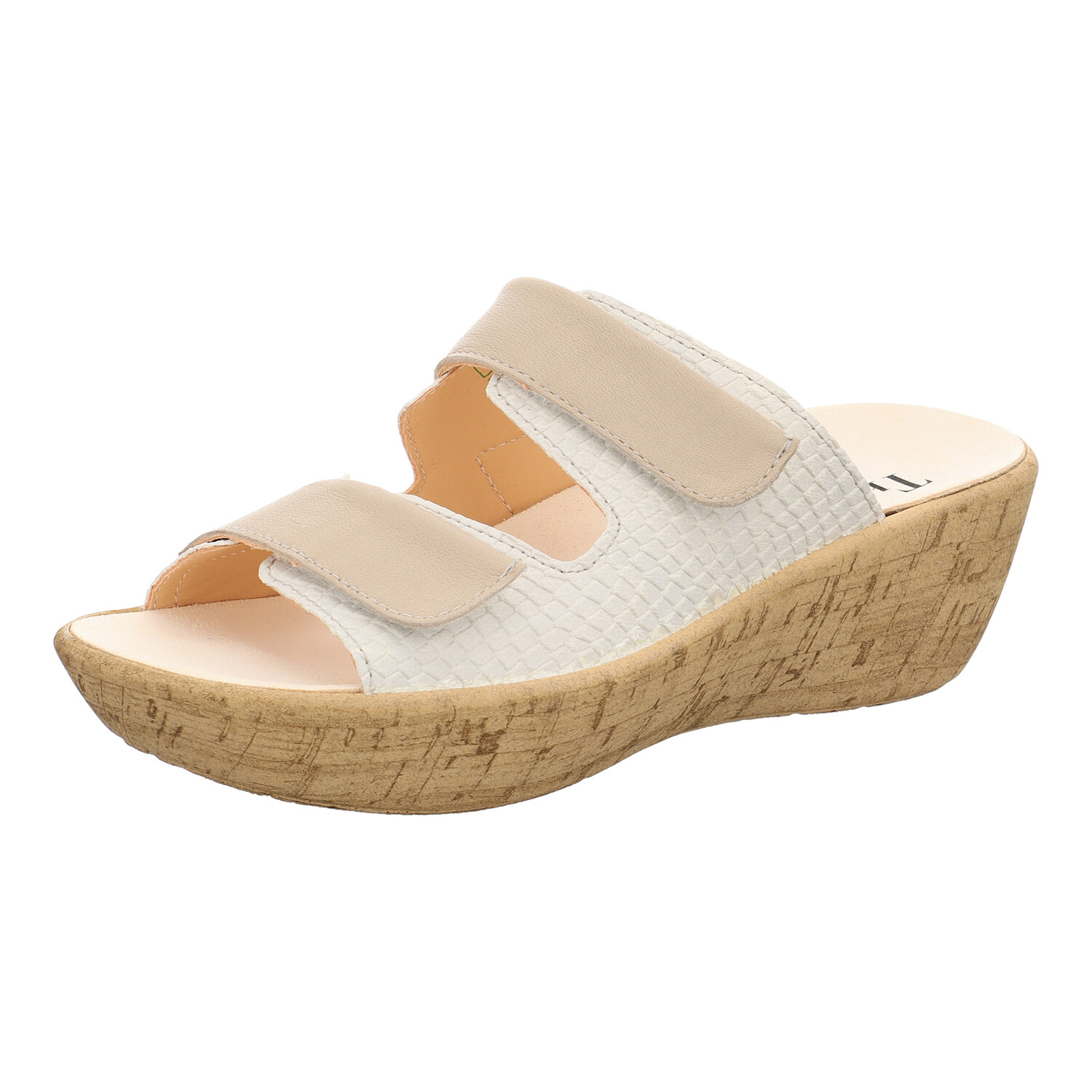 Мюли Think! Tieffußbett Pantolette KATE, цвет Bianco/Kombi