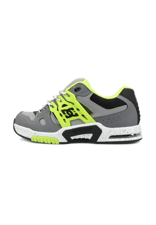 Кроссовки для скейтбординга DC Shoes, серый/черный/лайм