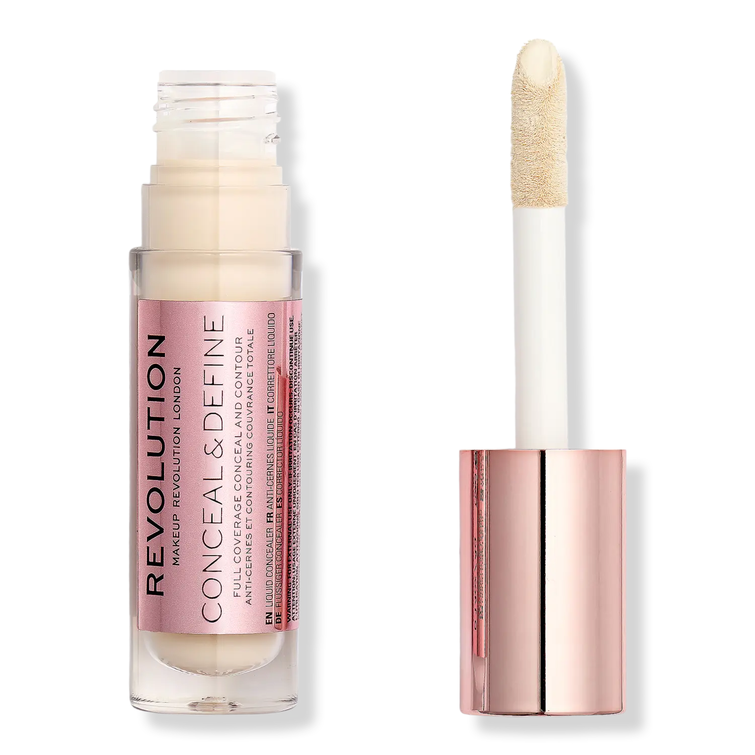 

Консилер Conceal & Define с полным покрытием Revolution Beauty, C0.2 (for fairest skin tones w/ a light yellow undertone)