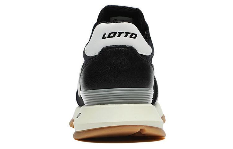 Кроссовки LOTTO Lifestyle Shoes Men Low-top Black/white, черный/белый — фото 4