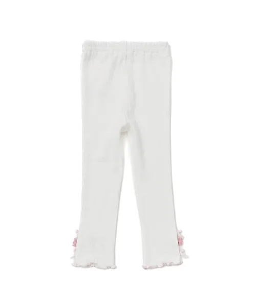 Штаны-спатсы из хлопка с растяжкой coeur a coeur off-white — фото 3