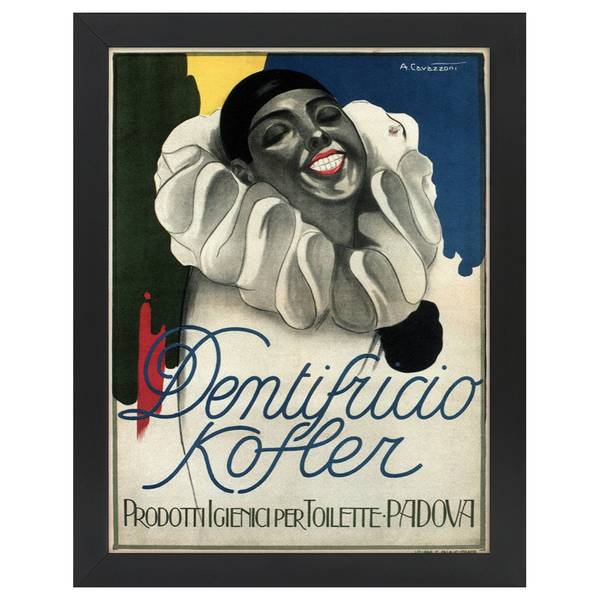 

Рамка для фотографий LegendArte Poster Dentifricio Kofler, черный