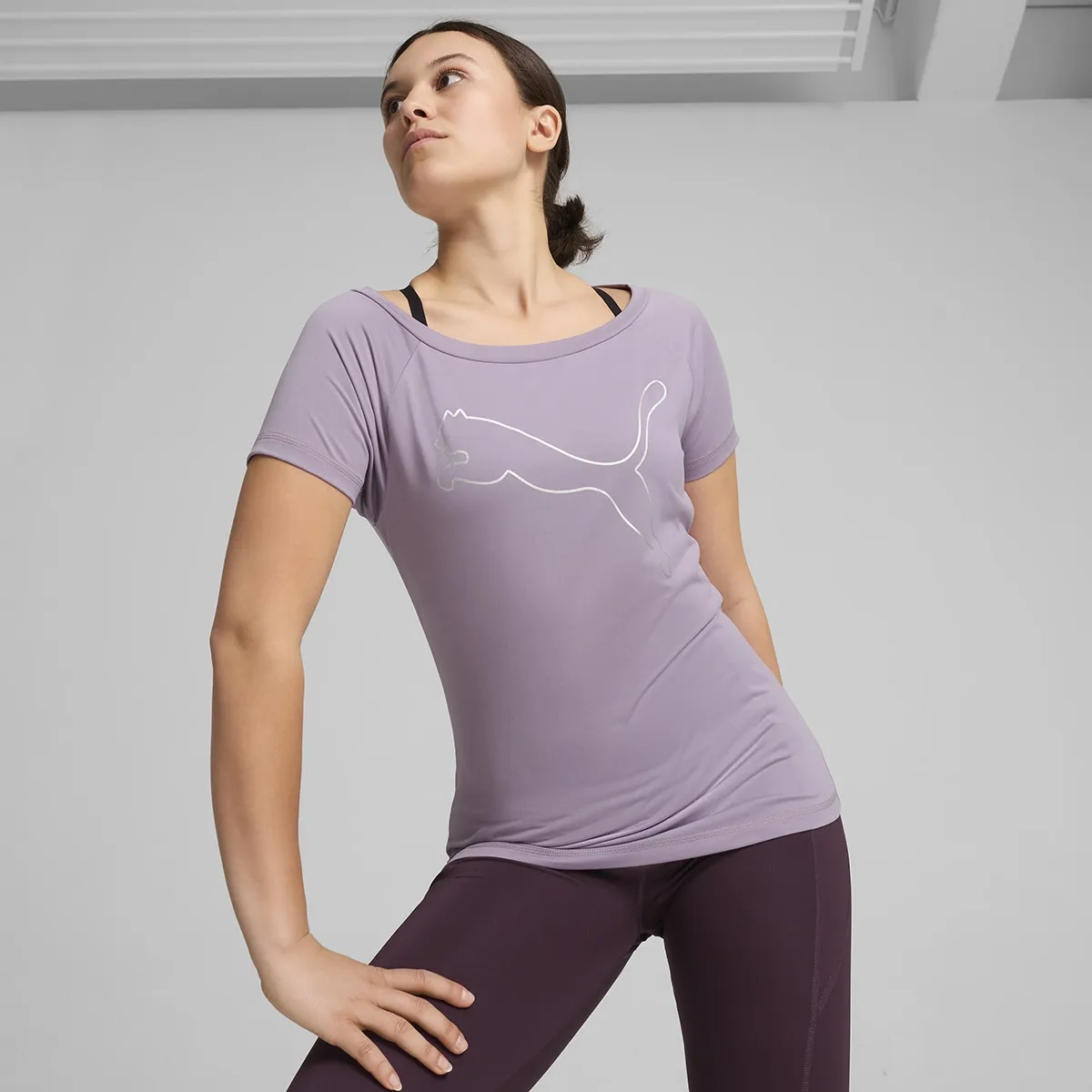 

Женская футболка Train Favorite Джерси Кот Puma, фиолетовый