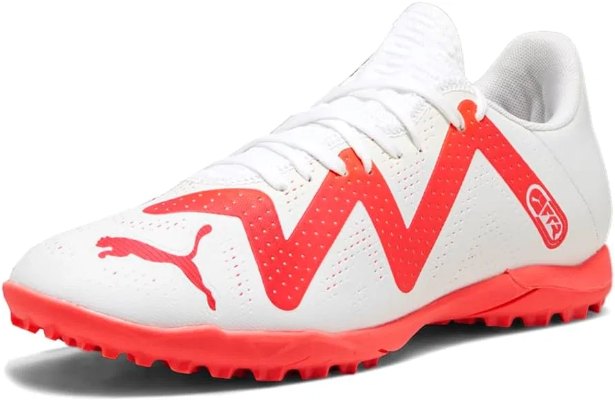 Мужские футбольные бутсы PUMA Future Play TT, 4-Puma White Fire Orchid — фото 3