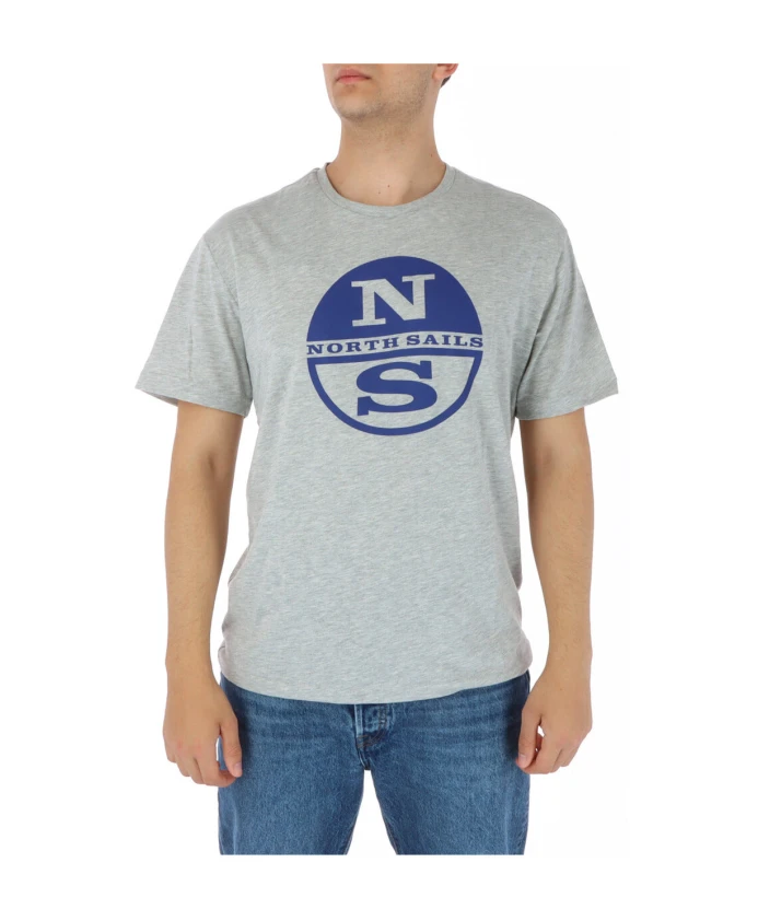 

Желтая футболка с принтом, короткими рукавами и круглым вырезом North Sails, серый, Желтый, Желтая футболка с принтом, короткими рукавами и круглым вырезом North Sails, серый