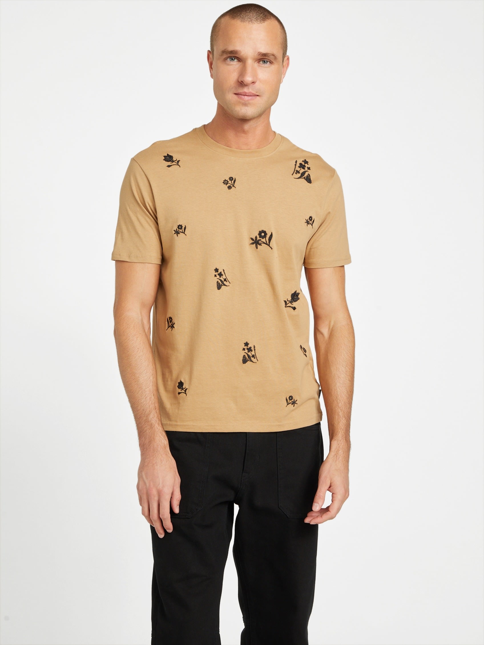 

Футболка Eco Hutton Flower Guess Factory, цвет toasted taupe