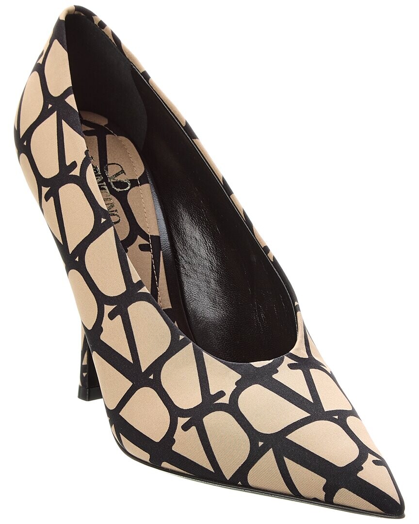 

Парусиновые туфли Valentino VLogo 110, бежевый