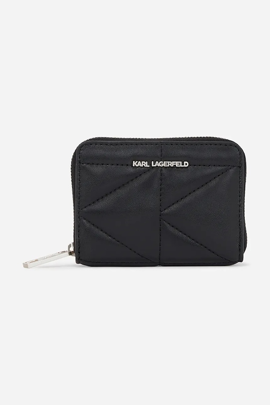 

Кожаный кошелек Karl Lagerfeld, черный
