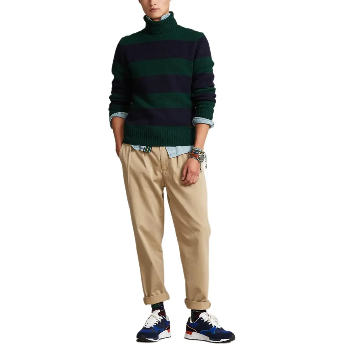 Polo Ralph Lauren Свитер мужской бирюзовый — фото 3