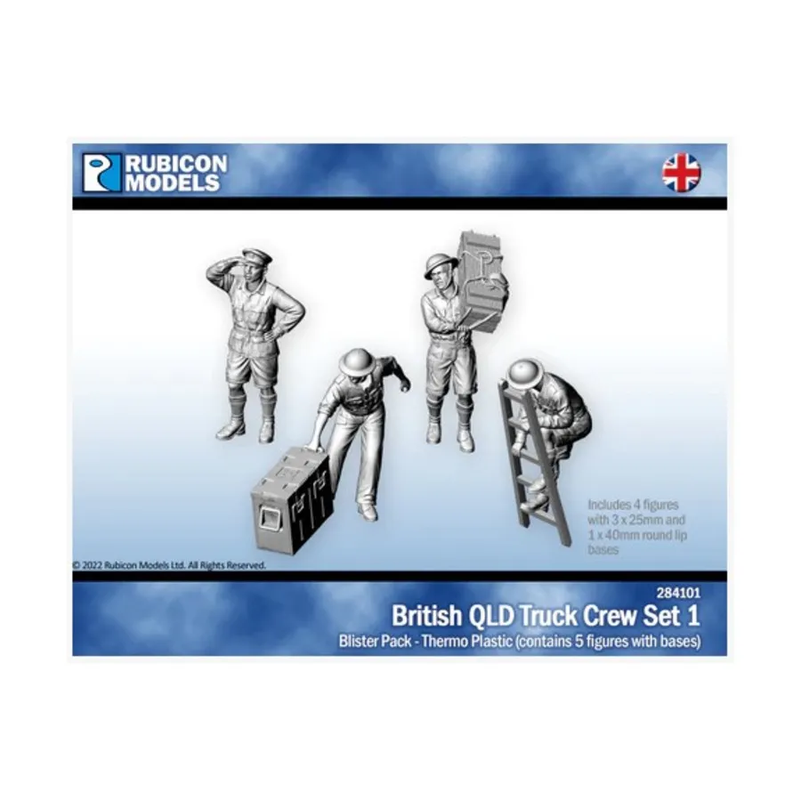 

QLD Truck Crew Набор 1, World War II - British (28mm)