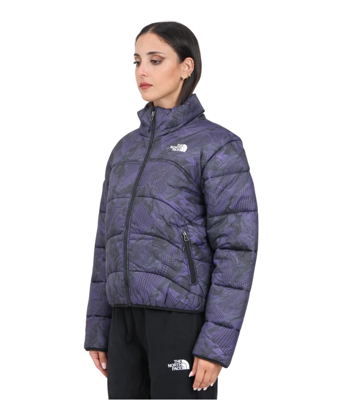 

Женский синтетический пуховик 2000 го года The North Face, фиолетовый