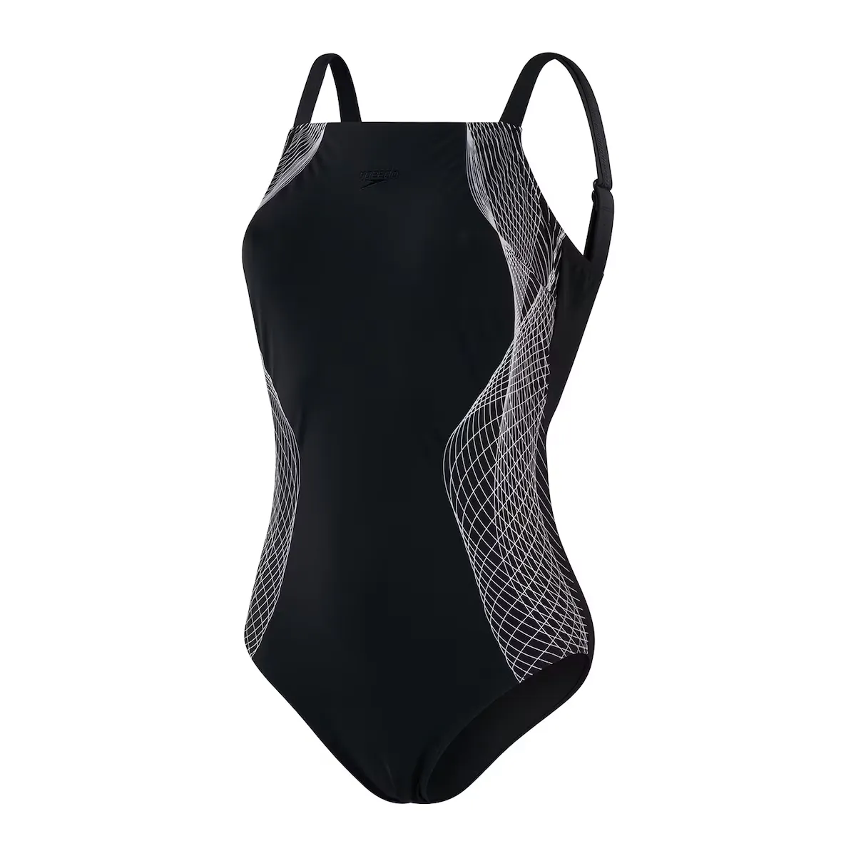 

Женский купальник Speedo Crystallux Printed Shaping 1 шт, черный