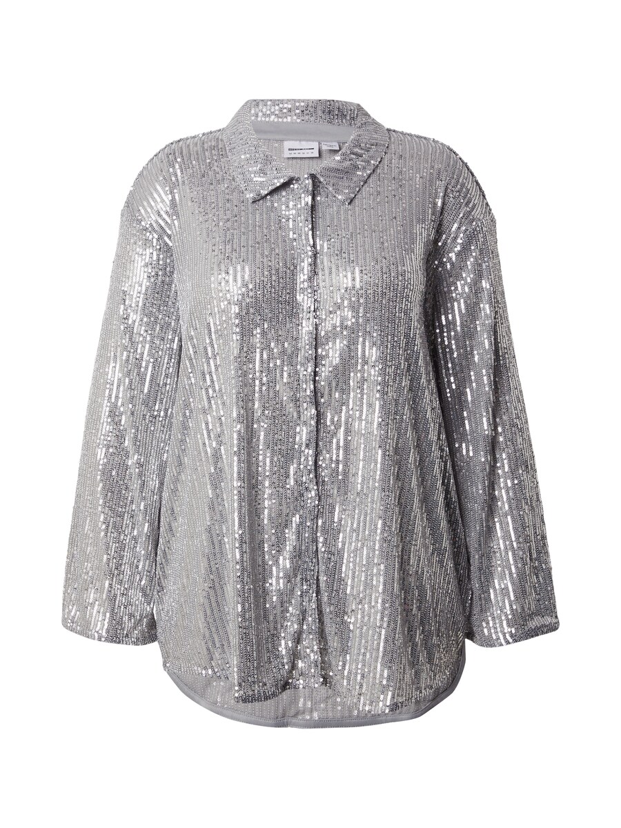 

Блуза Noisy May Curve NMSCARLET, серебряный